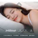 DreamSoft Hotel Style Microfibre Pillow - Soft Cooling Breathable & Supportive