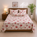 Avitare Queen Bedsheet Set 4pcs Cooling Bamboo Cotton Soft Breathable 600TC